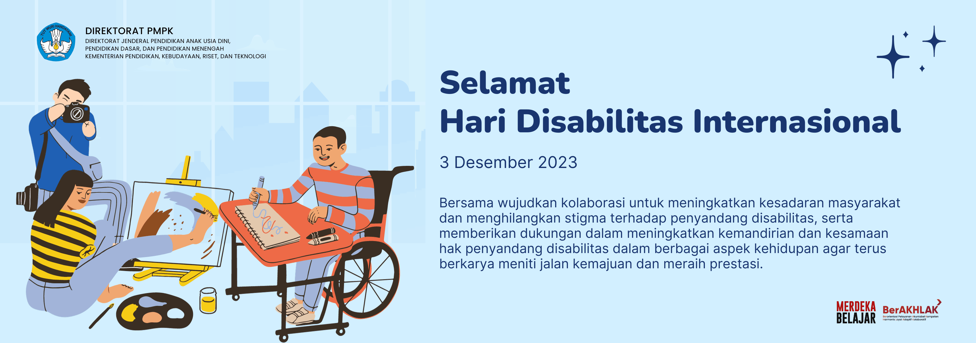 Selamat Hari Disabilitas Internasional tahun 2023